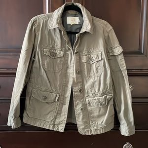 J.Crew, classic twill chino jacket, size extra small